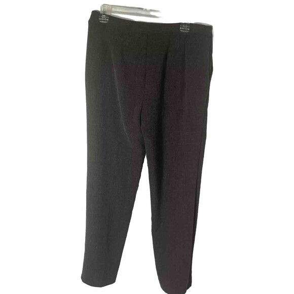 M Sabie Gray Woman Pants Dry Clean Pull On Polyester/Rayon/Polyester - Picture 3 of 4